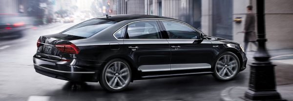 Volkswagen Passat driving in city